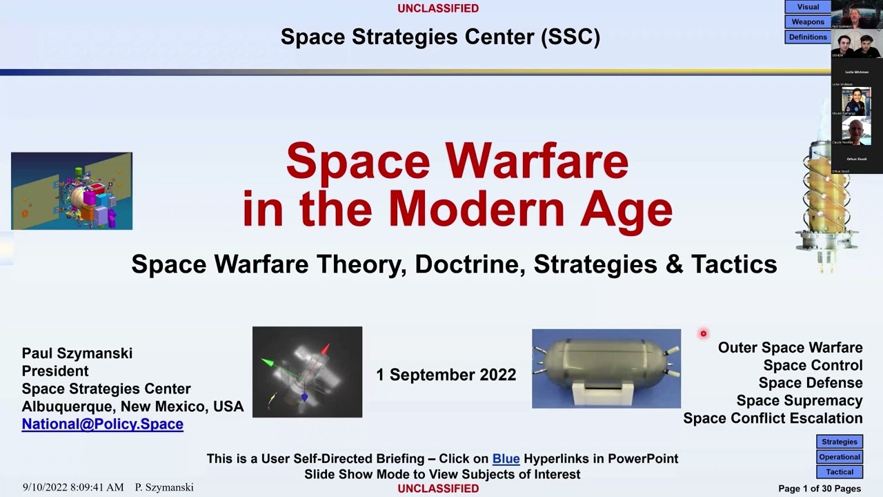 Space Warfare in Modern Age