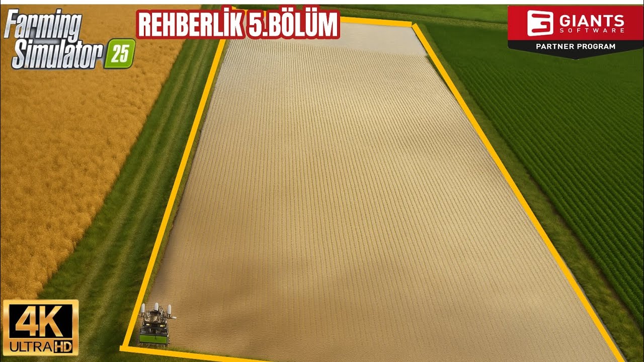 FARMİNG SİMULATOR 25 REHBERLİK | Pirinç Tarlası Kurulumu: Su Yönetimi ve ekipman detayları[ UHD 4K ]