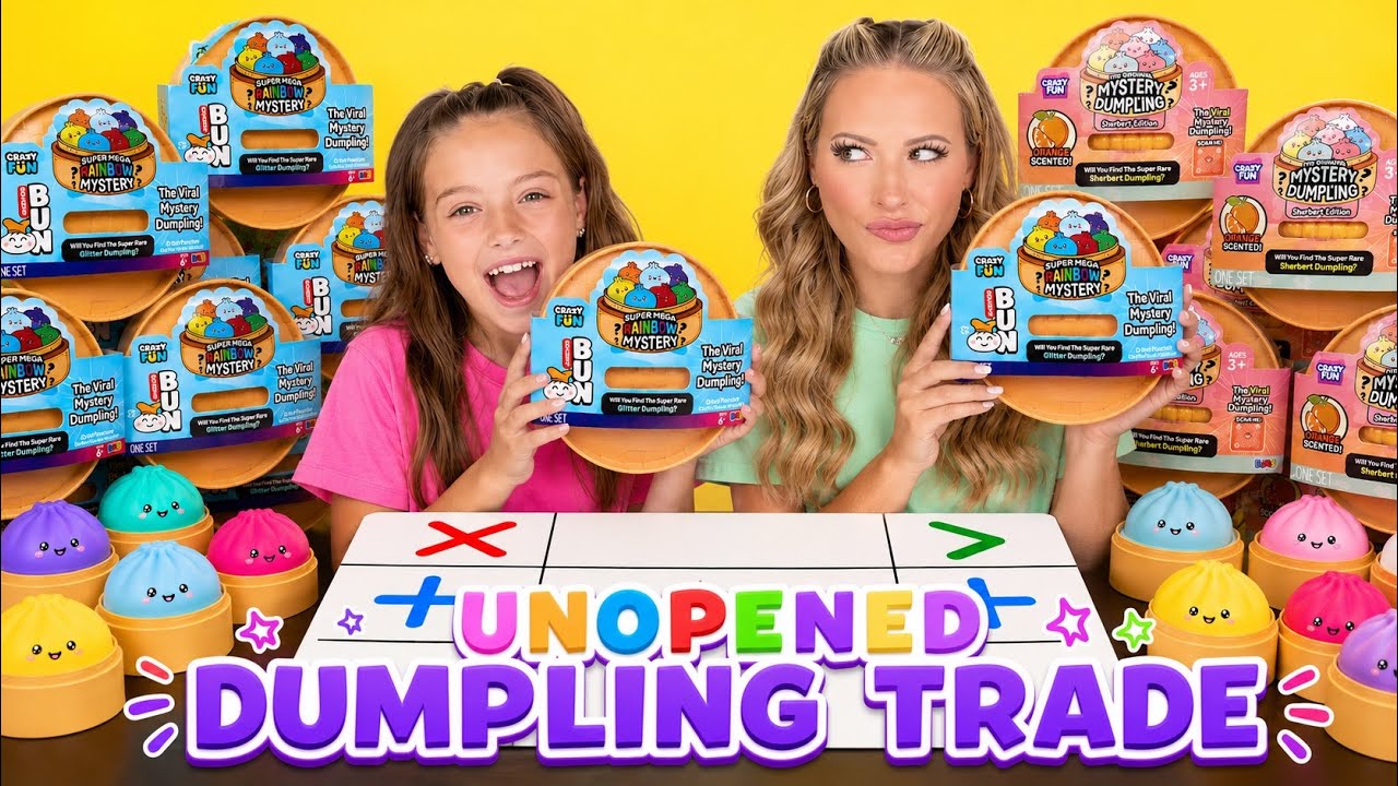 TRADING UNOPENED MYSTERY VIRAL DUMPLINGS 🤭✅❌ #trending #viral #trading #squishy #satisfying  