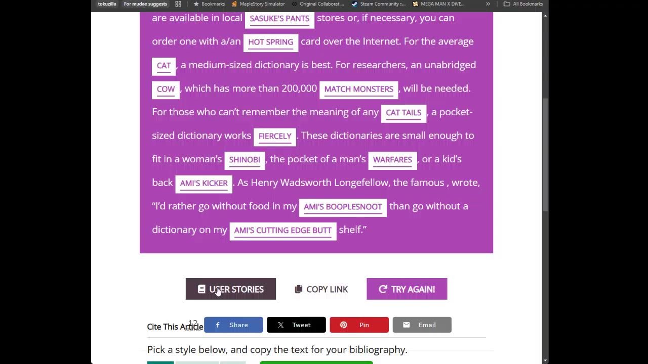 madlibs? no, wordlibs
