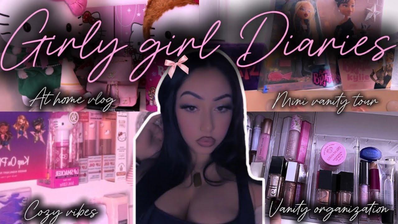 GIRLY GIRL DIARIES ♡ Vlog, Organizing my vanity, unpacking, cozy home vibes