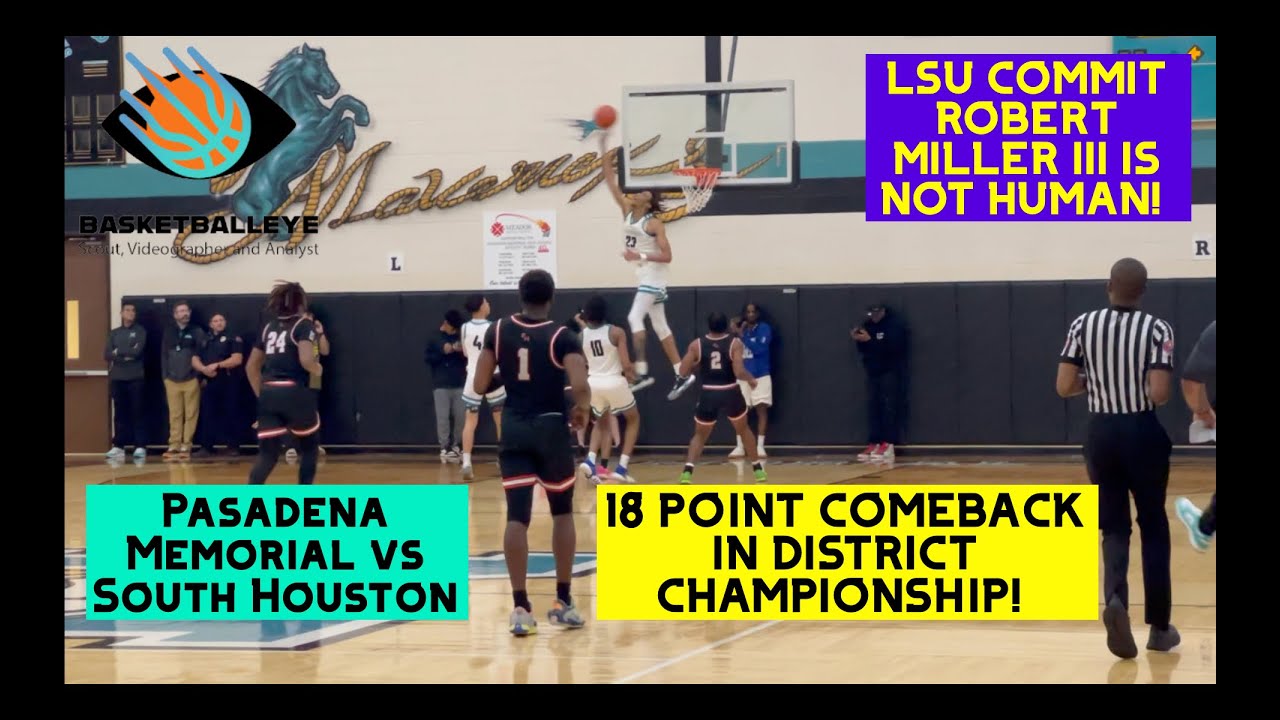 18 POINT COMEBACK in DISTRICT CHAMPIONSHIP! Pasadena Memorial vs South Houston