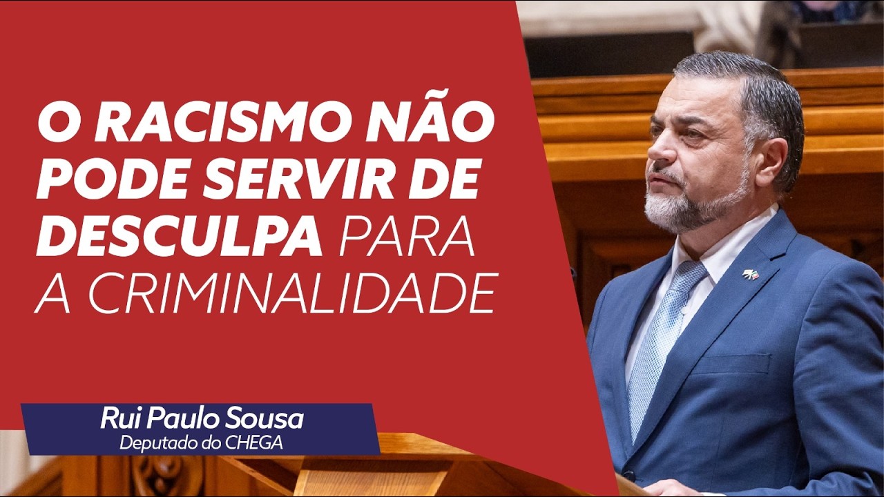 “O racismo não pode servir de desculpa para a criminalidade”