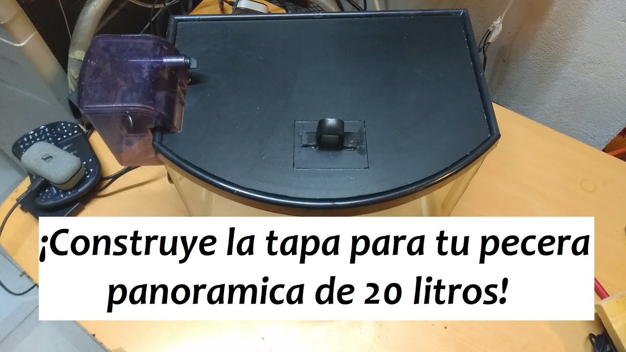 ¡Construye la tapa para tu pecera panorámica de 20 litros