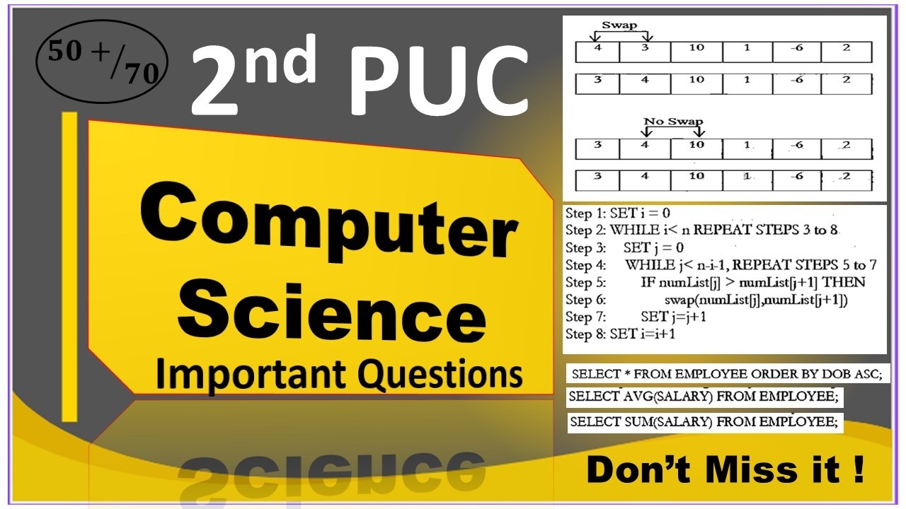 Важные вопросы по информатике для 2-го курса PUC (2026 г.) | Подготовка в последнюю минуту: мараф...