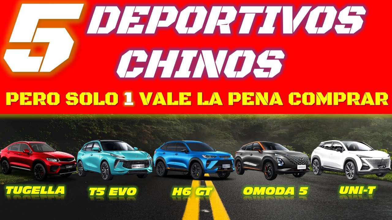 5 DEPORTIVOS CHINOS pero solo 1 merece la pena COMPRAR