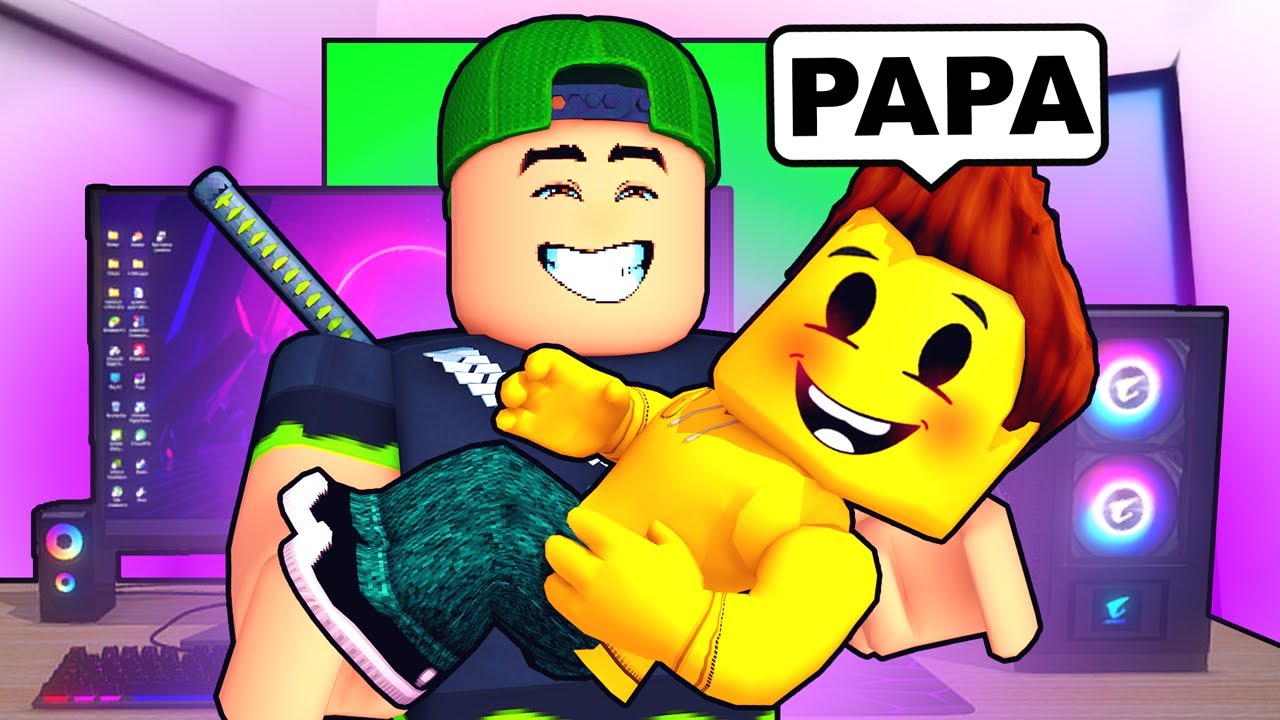 Ein YOUTUBER ADOPTIERT BABY BRAXI in Roblox Snapchat!