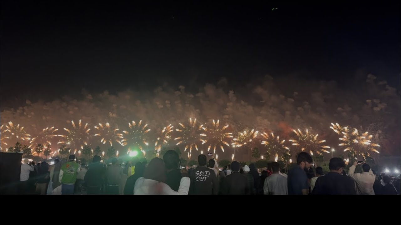 New Years Eve 2026: Fireworks&drones at Al Marjan Island, Ras al Khaimah #fireworks2026  #fyp 