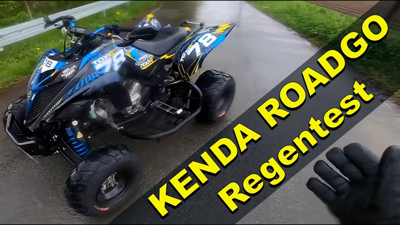 Quer geht immer / KENDA Roadgo Regentest / Quad-Vlog ToxiQtime