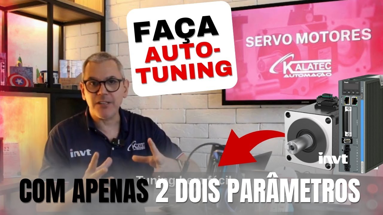 Auto-tuning servo motores, veja como é fácil fazer. Tutorial em 2 Parâmetros.