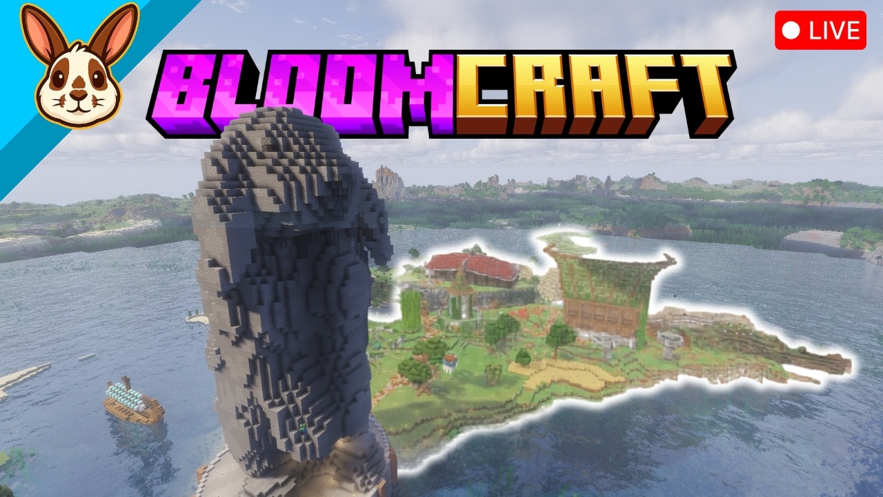 BloomCraft Island GLOW UP! 🌴 Minecraft SMP #Shorts