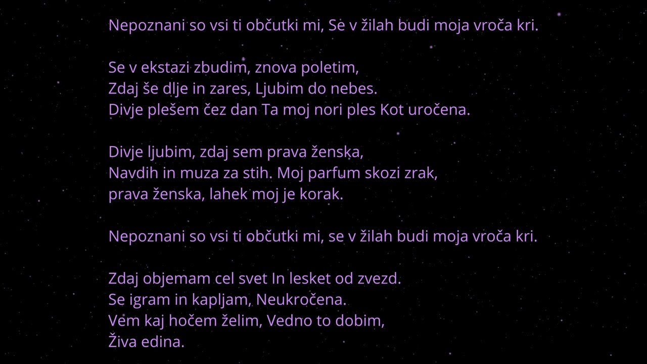 Prava ženska (Maja Marinčič Divana) Karaoke