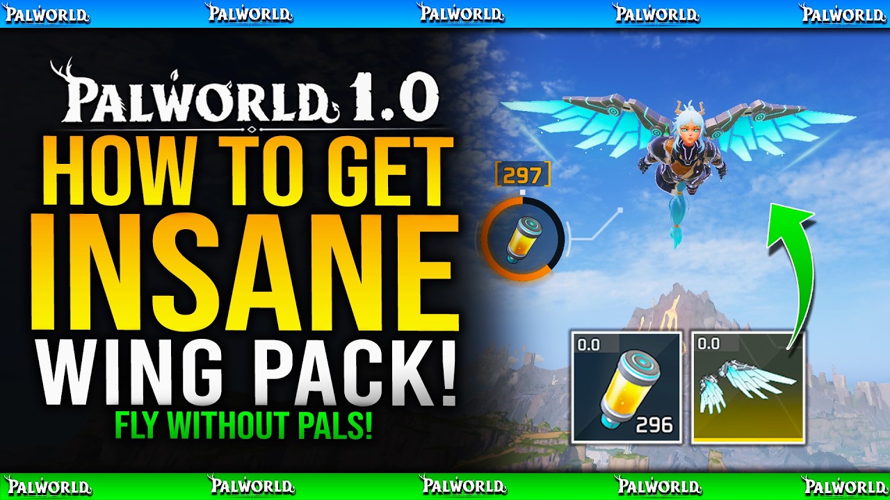 Palworld 1.0 &ndash; Jak zdobyć NOWY WING PACK i LATAĆ bez Pali! &ndash; To ZMIENIA ZASADY GRY! &ndash; Pełny poradnik