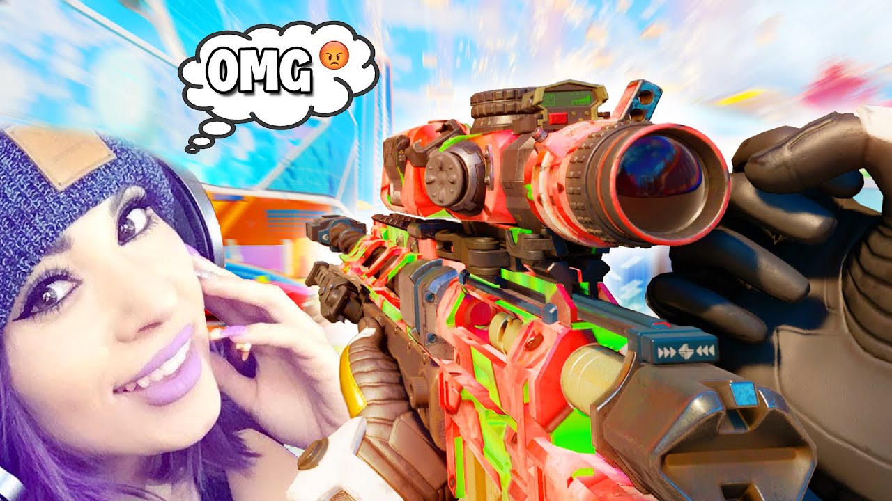 Angry Girl RAGES AT MY SNIPING on Black Ops 3... (HILARIOUS)
