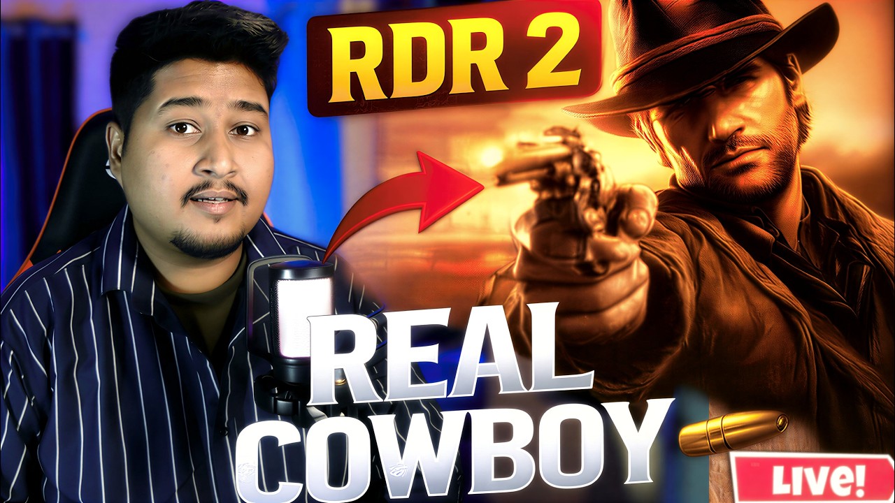 🔴RDR 2 But I Follow Real Cowboy Rules 🤠🔥 | No Fast Travel | Hindi Live | AKASH GG