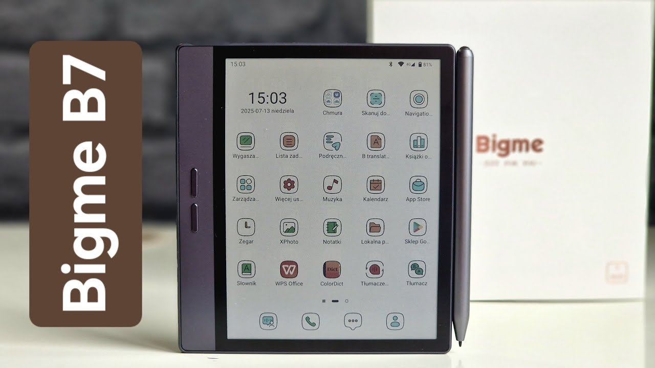 Bigme B7. Czytnik, tablet i telefon. W jednym 🤘