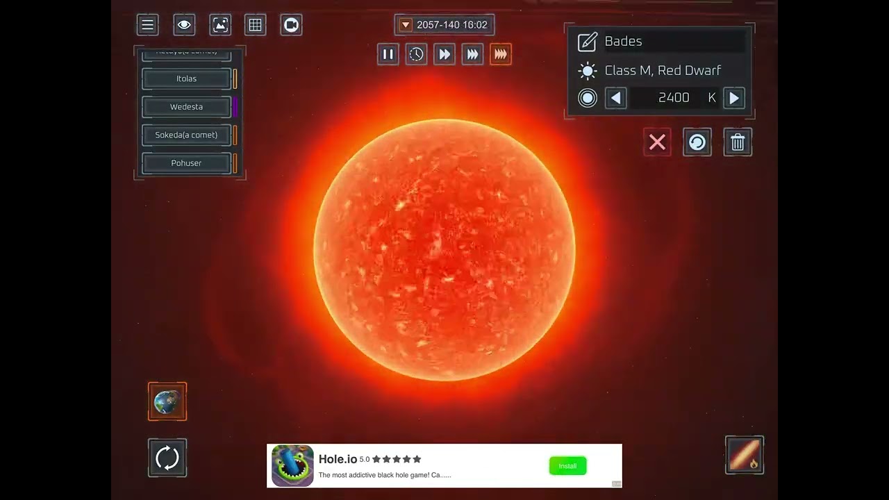Making a solar system in solar smash part 6