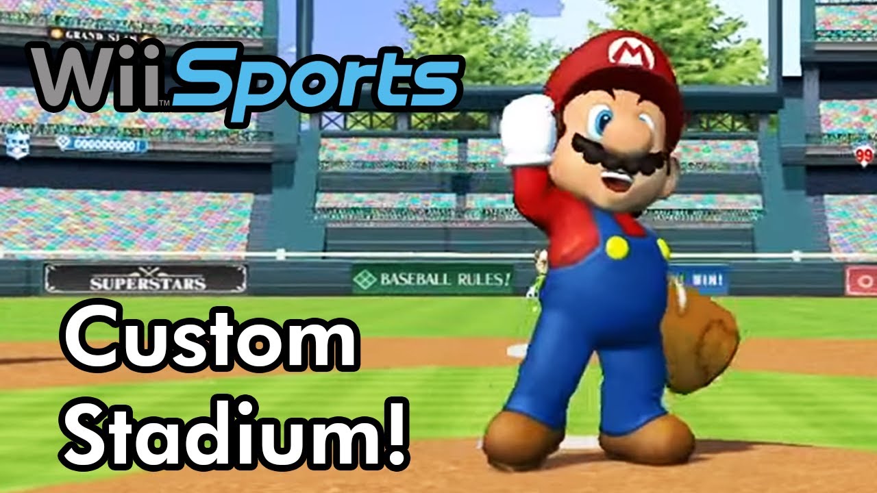 Wii SPORTS IN MARIO SLUGGERS - 2 Player Gameplay!