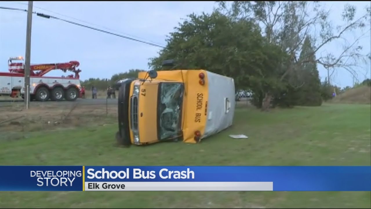 3 Students Hurt In Elk Grove School Bus Crash