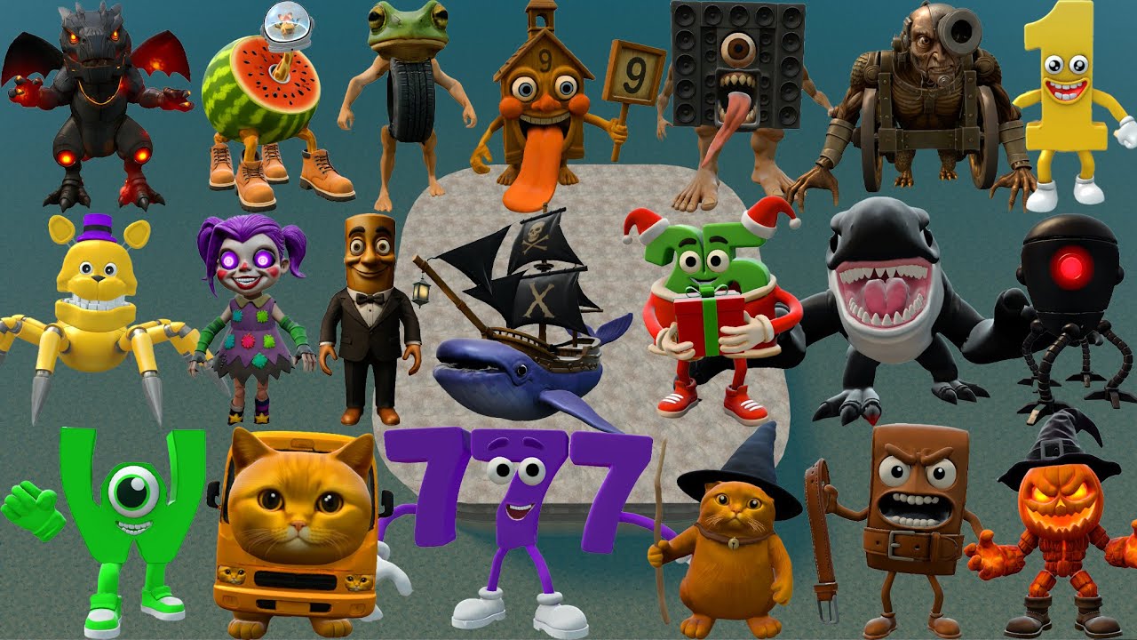 FLATWATER ALL ITALIAN AI BRAINROT MEMES FAMILY SPARTAN KICKING in Garry's Mod