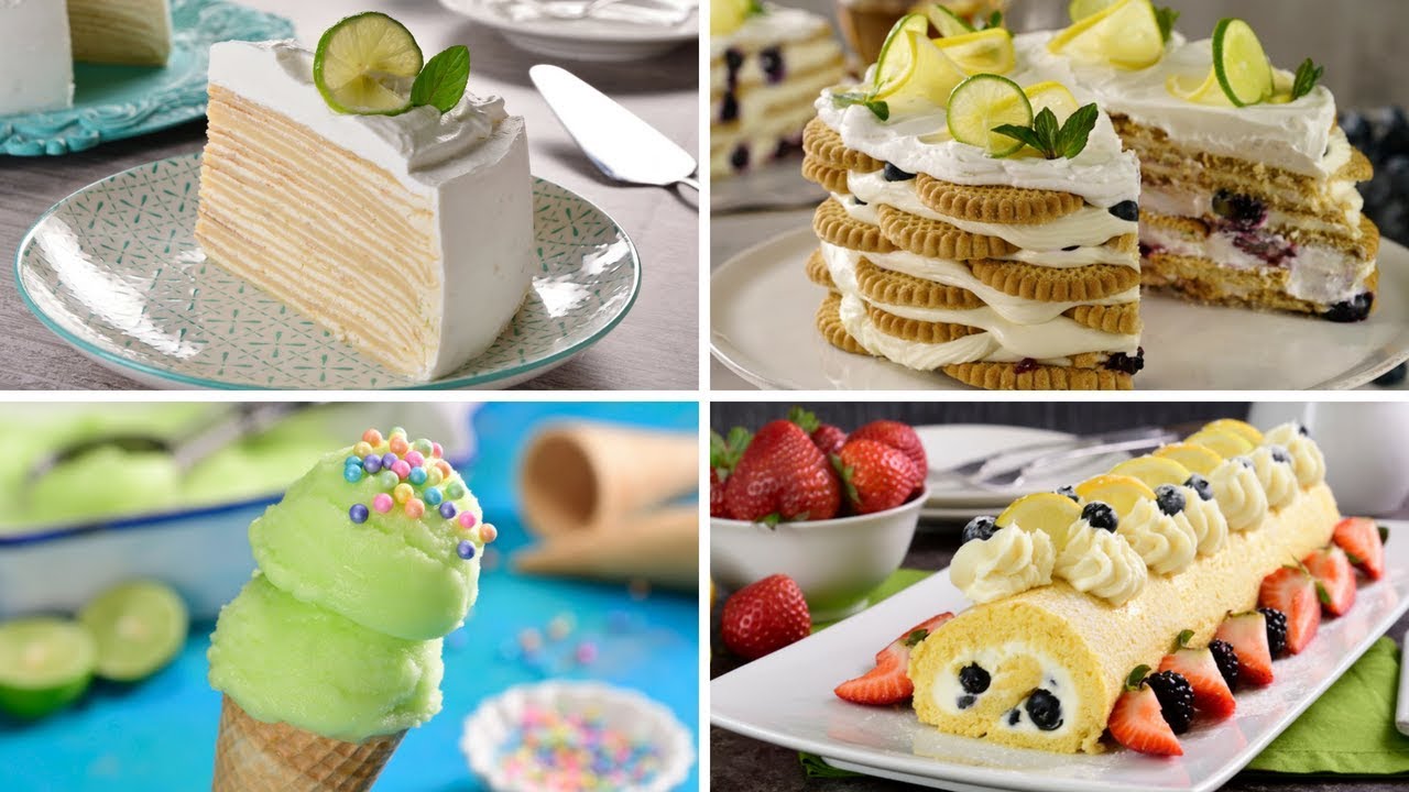 4 Recetas de Postres de Limón