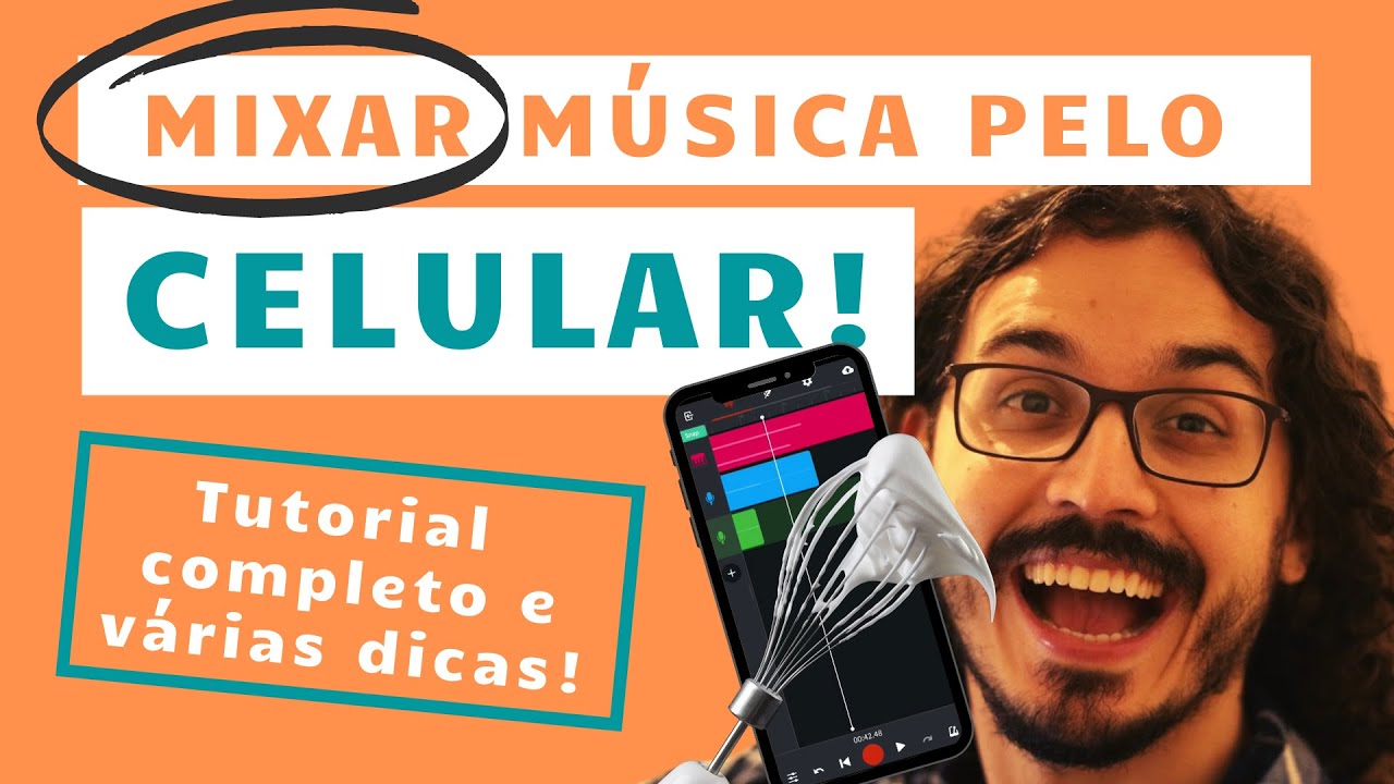 Como MIXAR uma música pelo CELULAR/TELEMÓVEL(BandLab) | Audio For Singers