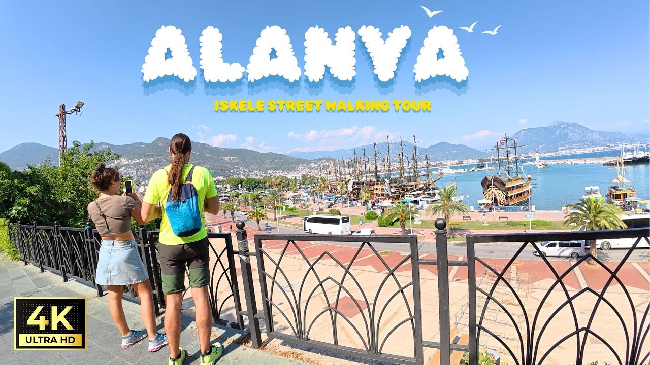 Alanya iskele Street Walking Tour | June 16, 2025 | Antalya Turkey | [4K HD/60 fps]