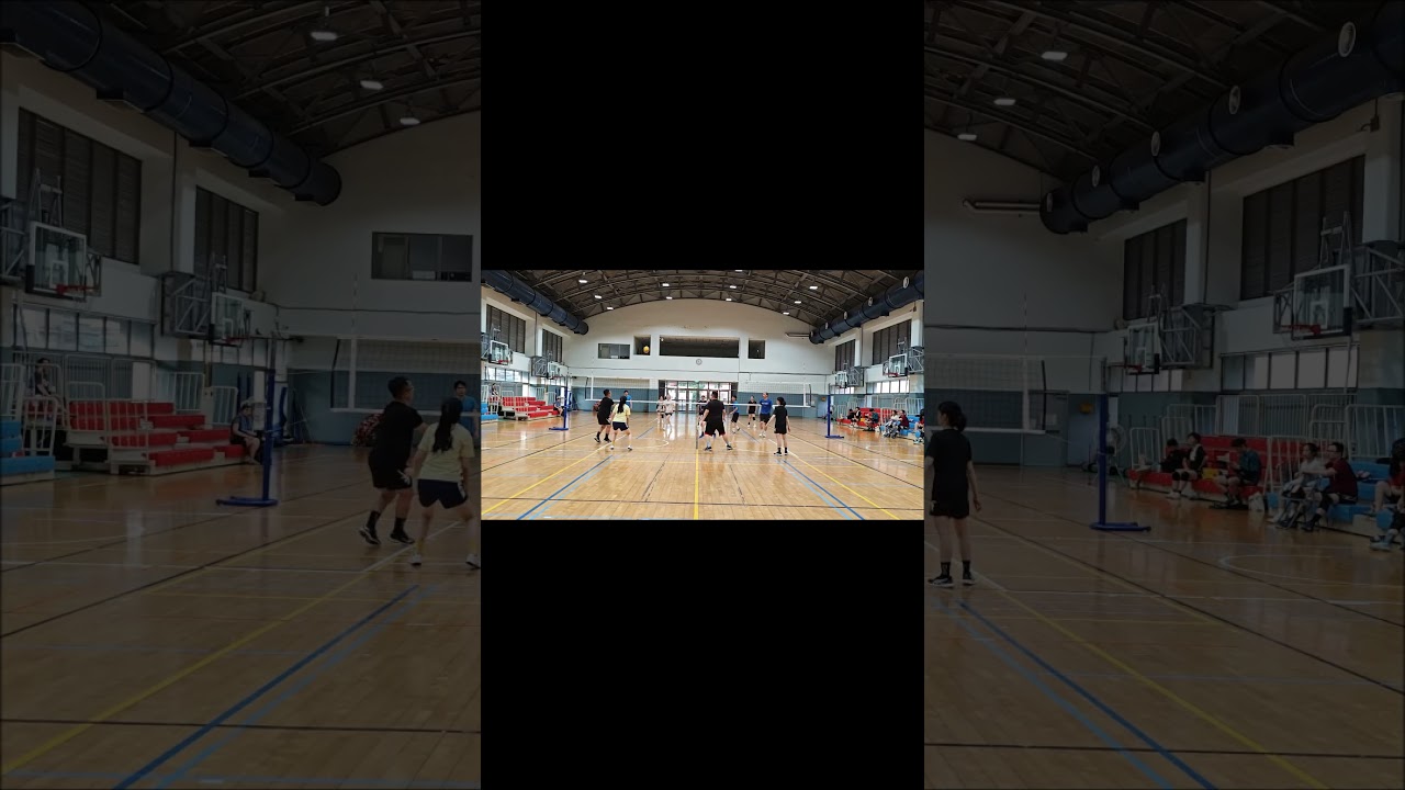 20250622-大湖國小活動中心晚間場2-個人防守反擊成功 #排球  #volleyball #spike #sports #shorts