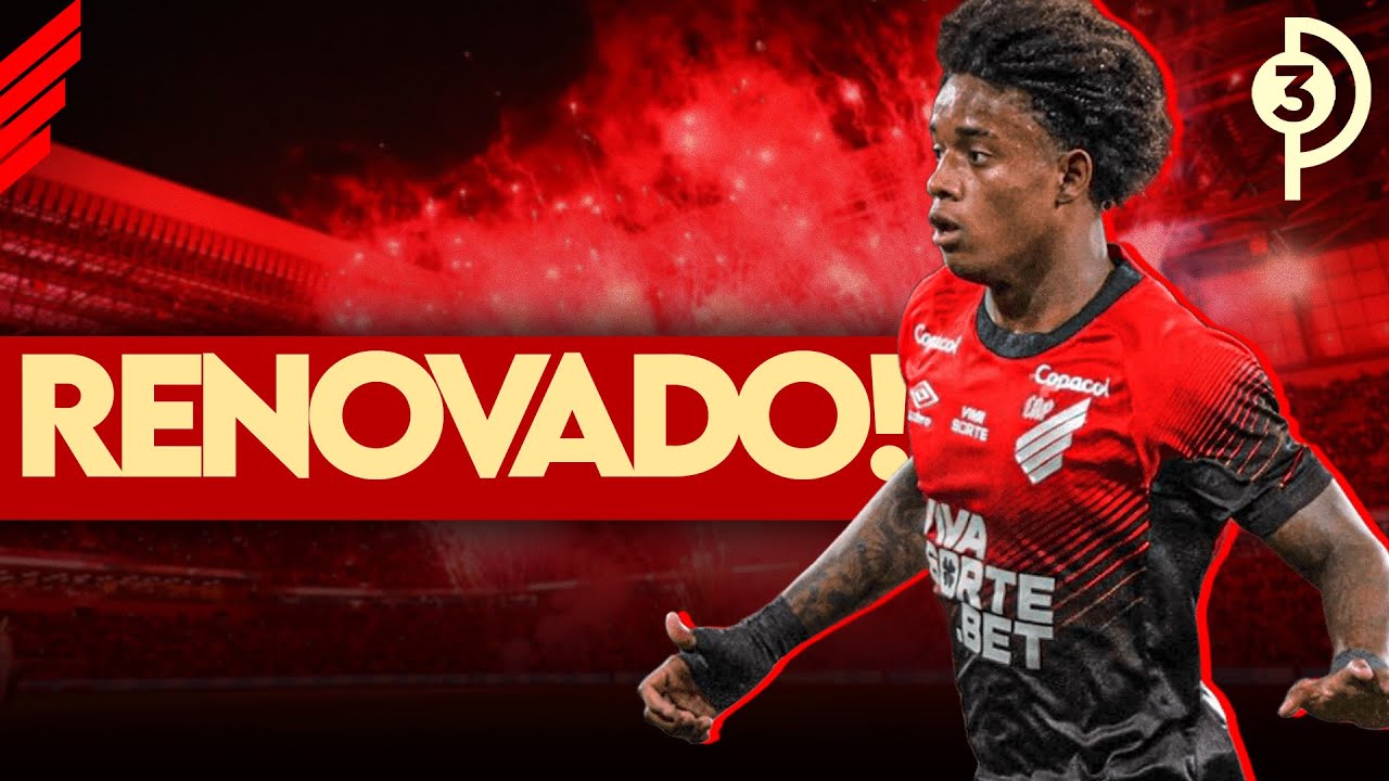 ATHLETICO RENOVA COM BRUNINHO E FICA PROTEGIDO DO INTERESSE DOS MILIONÁRIOS BRASILEIROS E EUROPEUS!