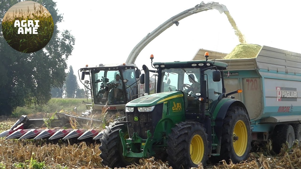 Pastone di mais | Claas Jaguar DEMO TOUR | John Deere 6250R, 7290R | Claas Axion 870 | Gruppo PEA