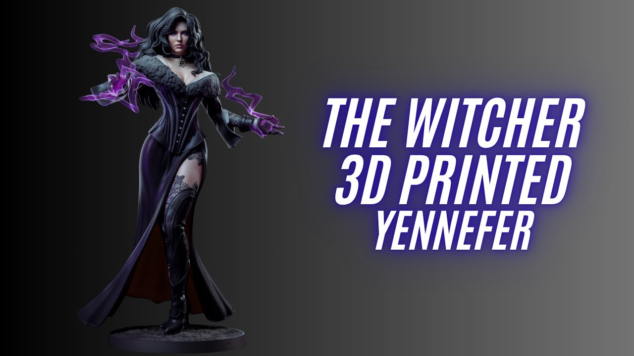 How I Painted  3D Printed Yennefer Model - The Witcher