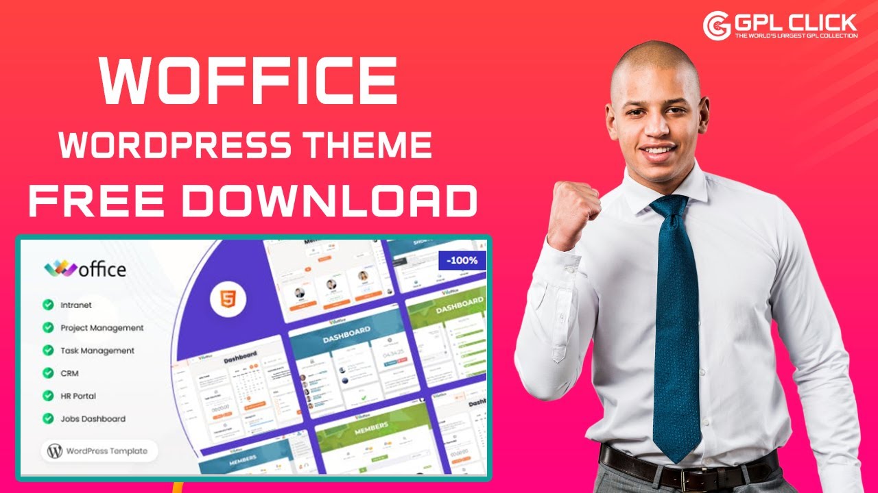 Woffice Theme Free Download Latest Version | Lifetime Free Updates | GPLCLICK