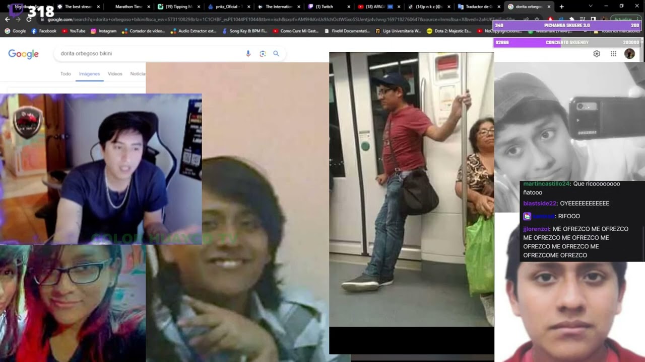@pnkzshow  SE MECHA CON SU FLAQUITA, LA PARCHA POR HABLAR DE MAS DE OTROS
