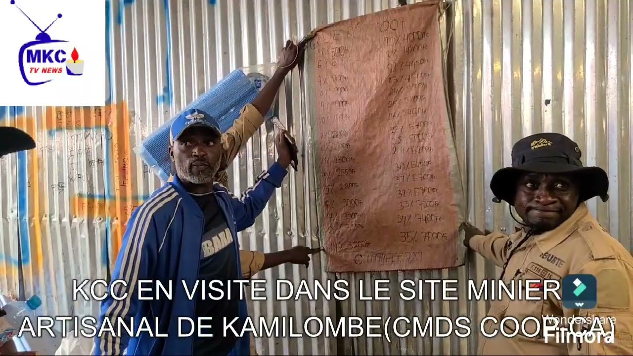 LUALABA/MINE ARTISANALE: LA CMDS COOP-CA ACCUEILLE LE DG DE LA KCC EN VISITE OFFICIELE DANS SON SITE