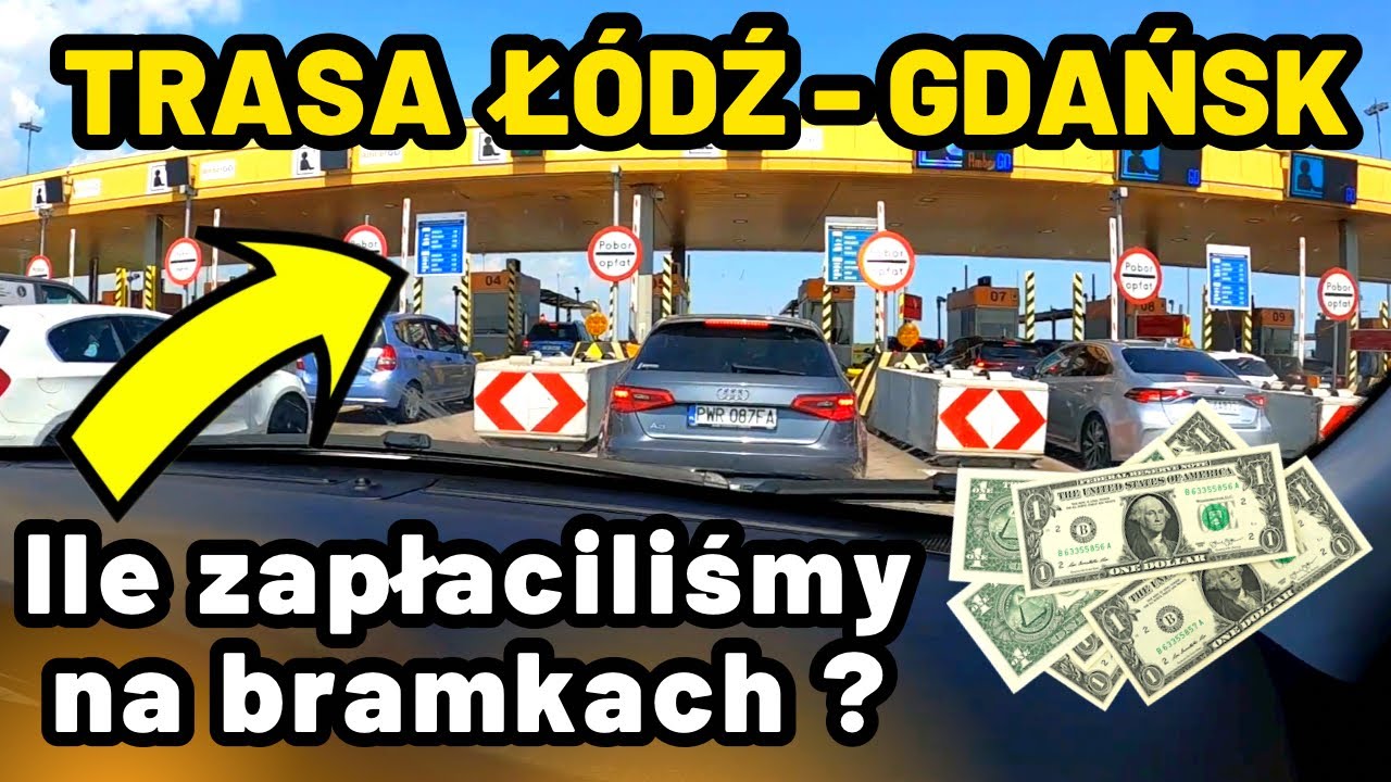 Jedziemy z ŁODZI do GDAŃSKA Ile kosztuje AUTOSTRADA A1 ? Jak płacić ? ILE pali Fiat Tipo 1.4 ?