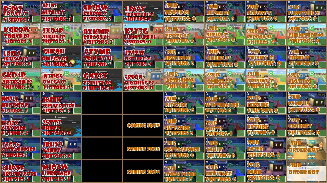 64+ TREASURE ISLANDS | UNLIMITED ACCESS | NO QUEUES | ALL ITEMS