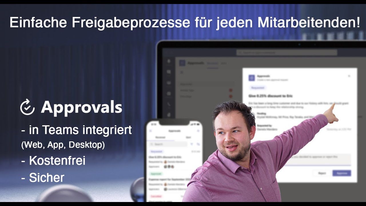 Microsoft Teams Approvals | Nutzung, Administration & Beispiele | Guide Deutsch (Genehmigungen-App)