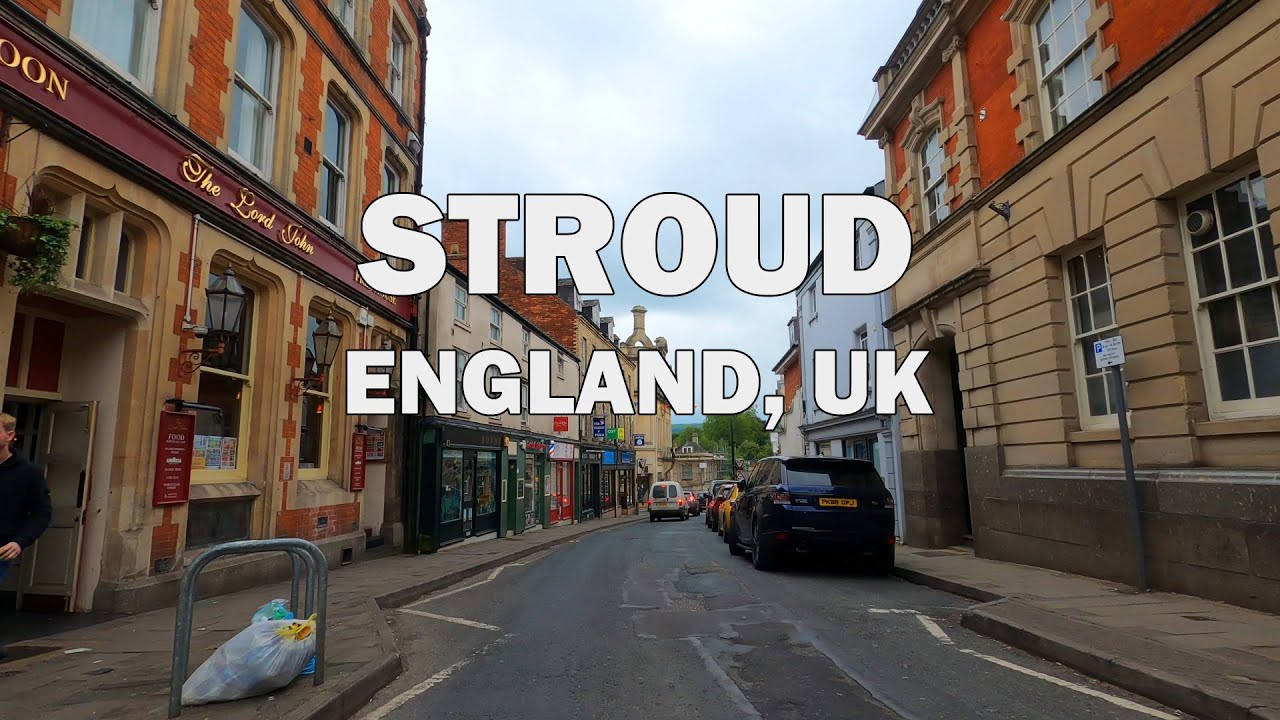 Stroud, England, UK - Driving Tour 4K