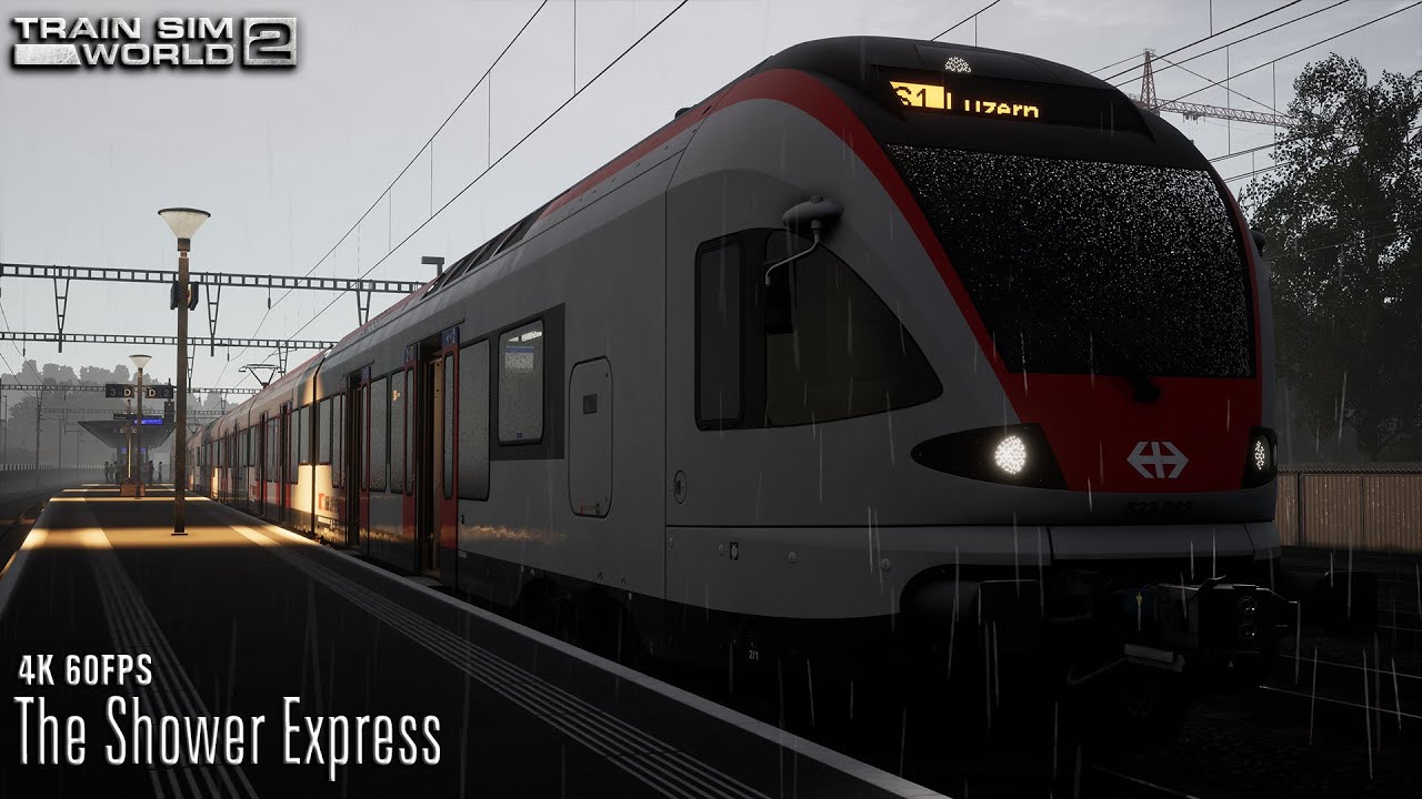 The Shower Express - S-Bahn Zentralschweiz - RABe 523 - Train Sim World 2