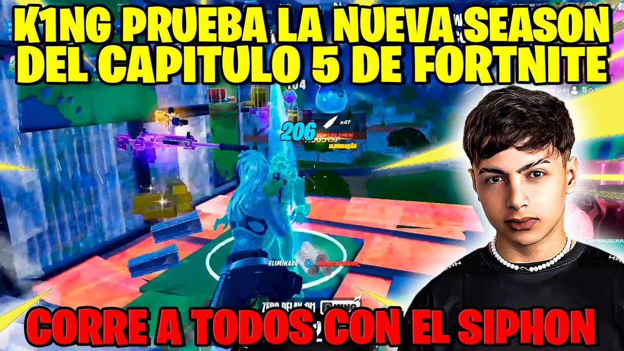 K1NG пробует новый сезон Fortnite | Глава 5, сезон 2