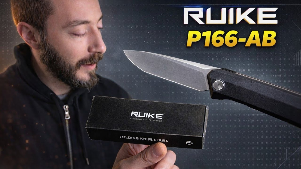 Ruike P166-AB — честный нож: сталь, замок, инженерия