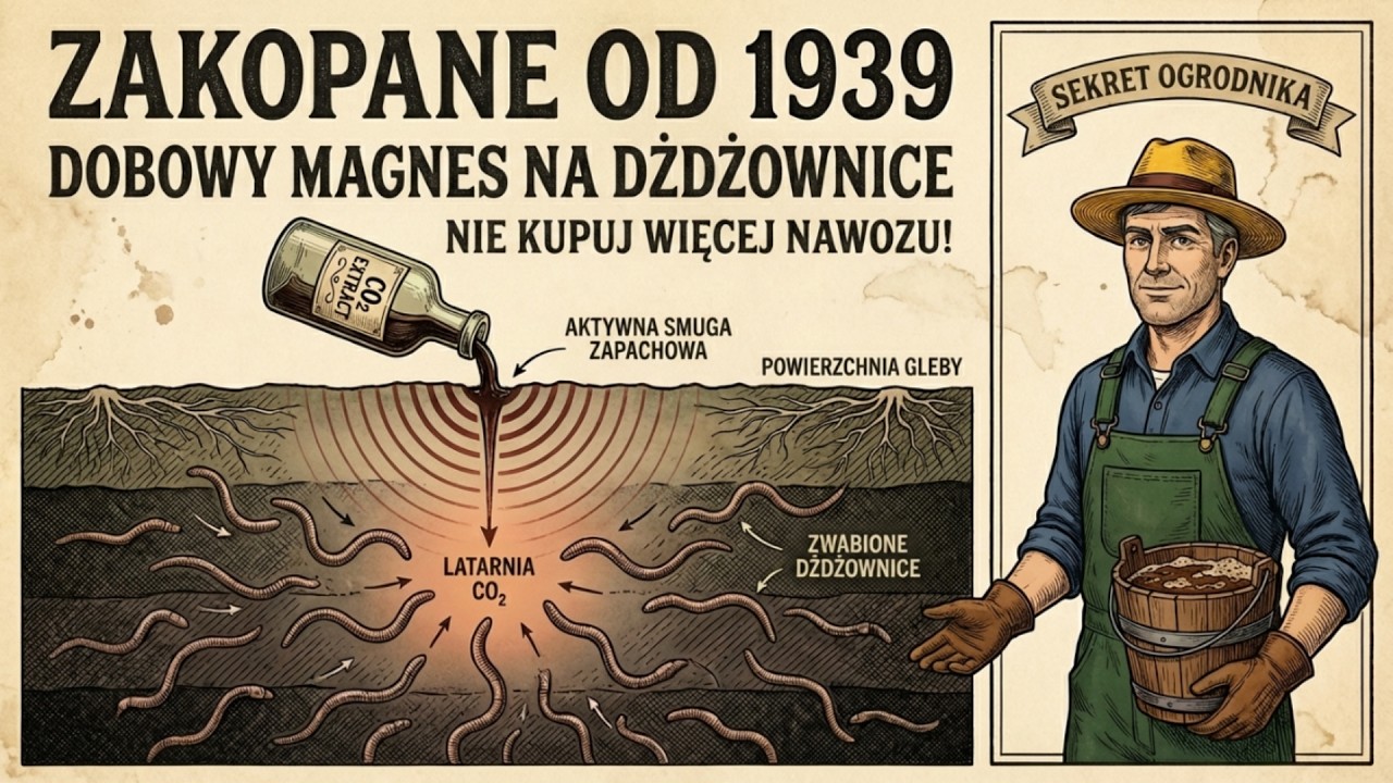 Przestań kupować naw&oacute;z! Ten trik za 2&euro; przyciąga dżdżownice w 24 godziny