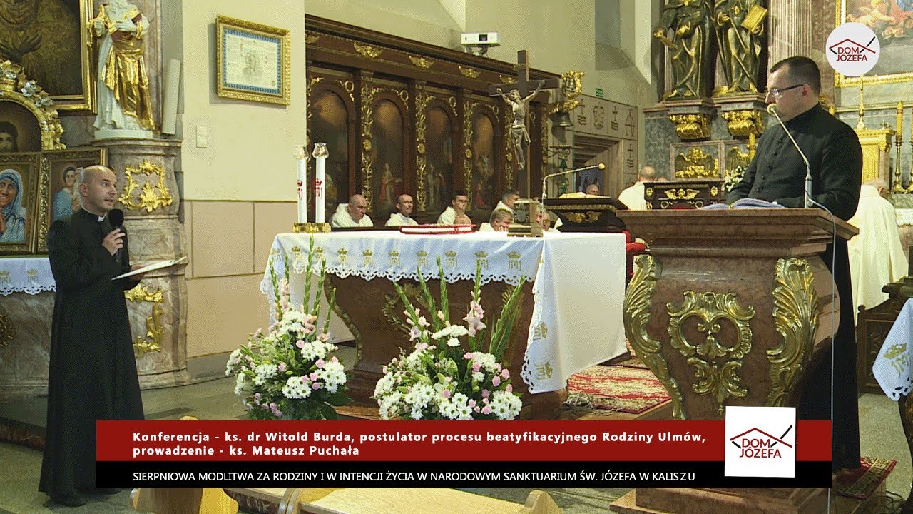 Konferencja - ks. dr Witold Burda, postulator procesu beatyfikacyjnego Rodziny Ulmów.