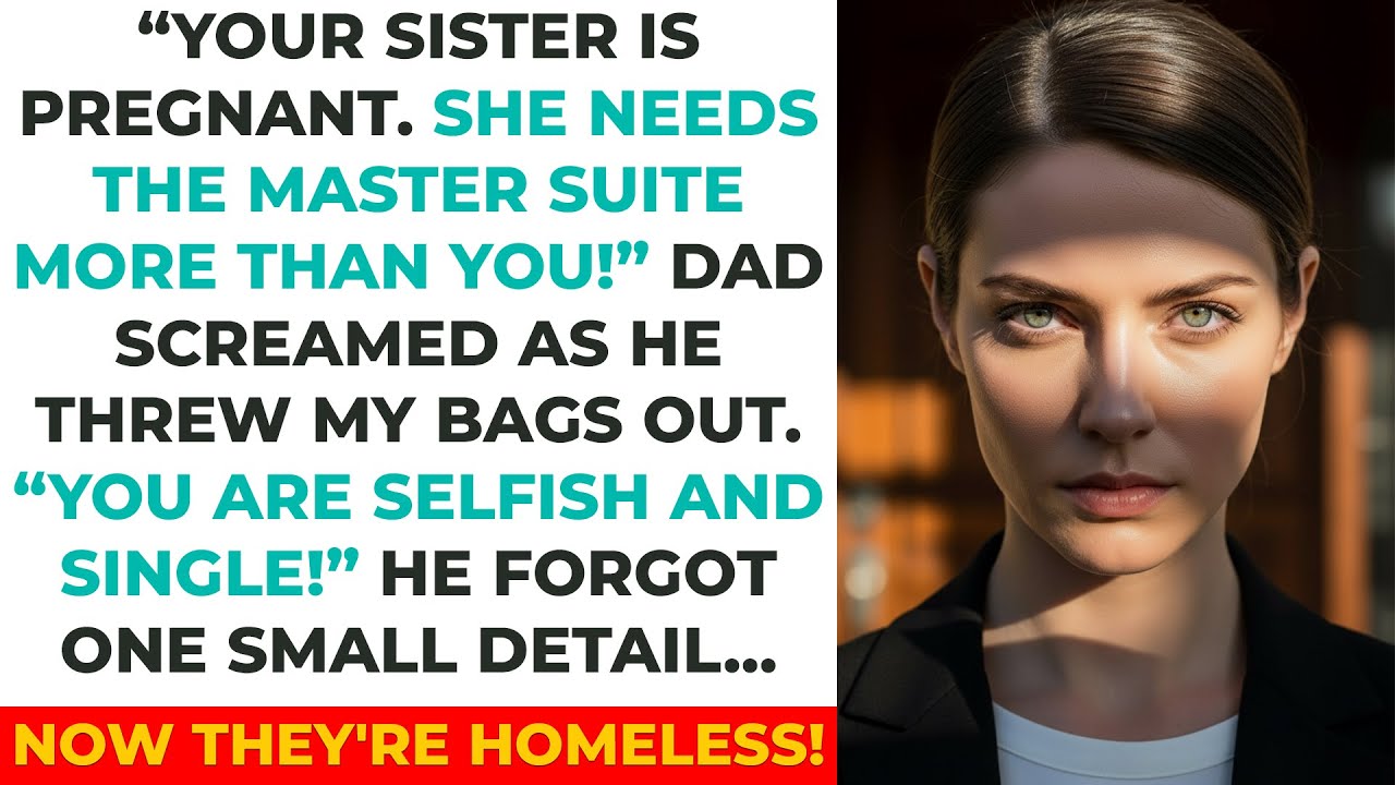 Parents Kicked Me Out To Give Room To Pregnant Sister. I Just Sold The House They Forgot I Owned.