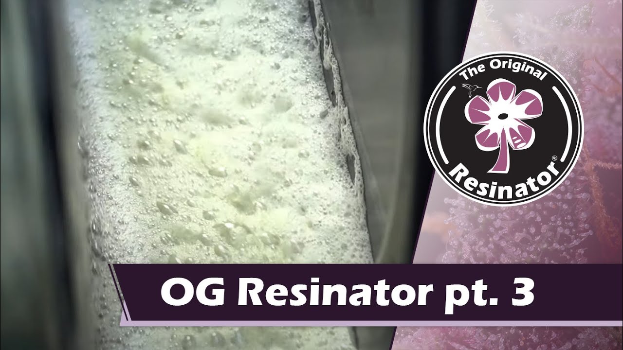 Ice Water Hash Extraction Using an Original Resinator Machine - Part 3 of 6 (Bubble Hash Tutorial)