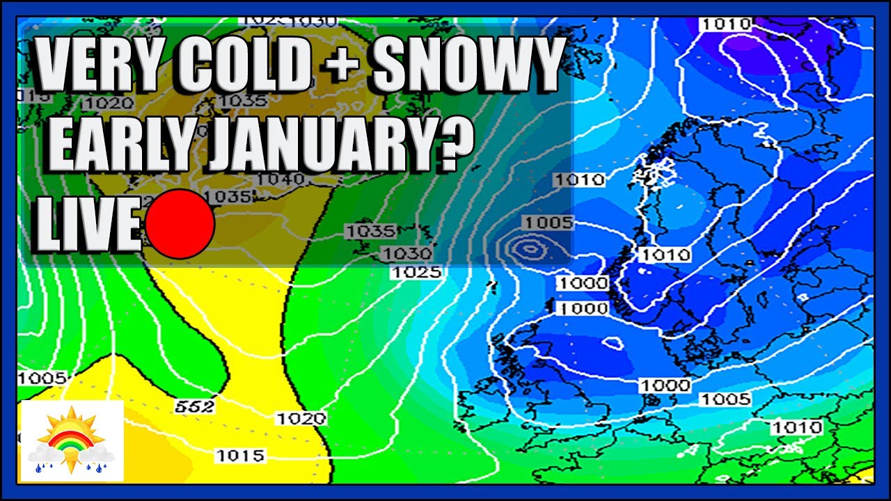 Ten Day Forecast: Very Cold And Snowy Early January?  [LIVE:🔴]