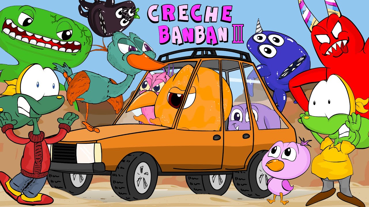 Sapo Brothers: Garten of Banban 3 Completo!  Stinger Flynn, Nabnaleena,  Mr. Kabob Man, Tarta Bird