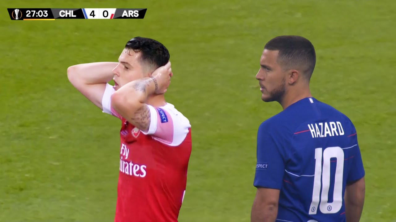 The day Eden Hazard showed no mercy to Arsenal in a Europa final