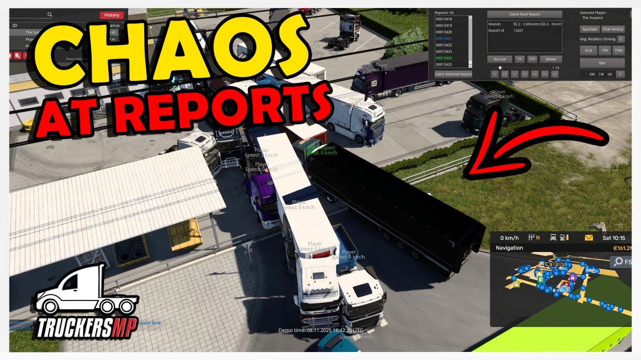 GAME Reports At Saturday, Chaos... | TruckersMP