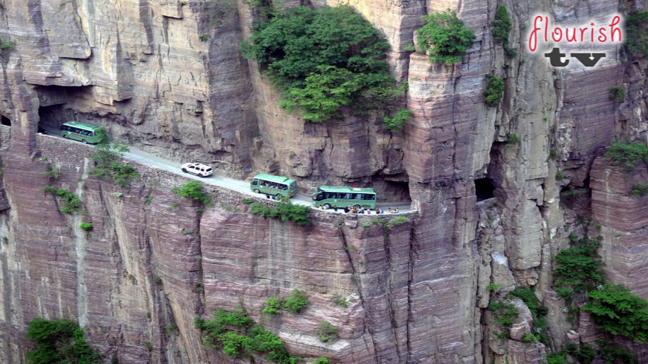 The Most Insane Man Made Tunnels | Driving Through Guoliang Tunnel, China